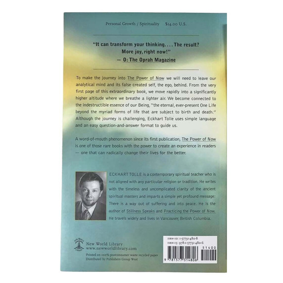 Eckhart Tolle 2 Books, The Power of Now and A New Earth Spiritual Awakening -09 - Picture 7 of 9